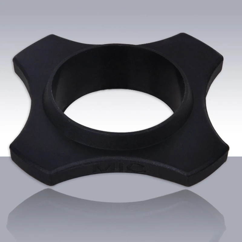 090F anti-rolling mic แหวนซิลิโคนป้องกันสำหรับไมค์ที่มีด้ามจับเส้นผ่าศูนย์กลาง 35 มม. 39 มม.