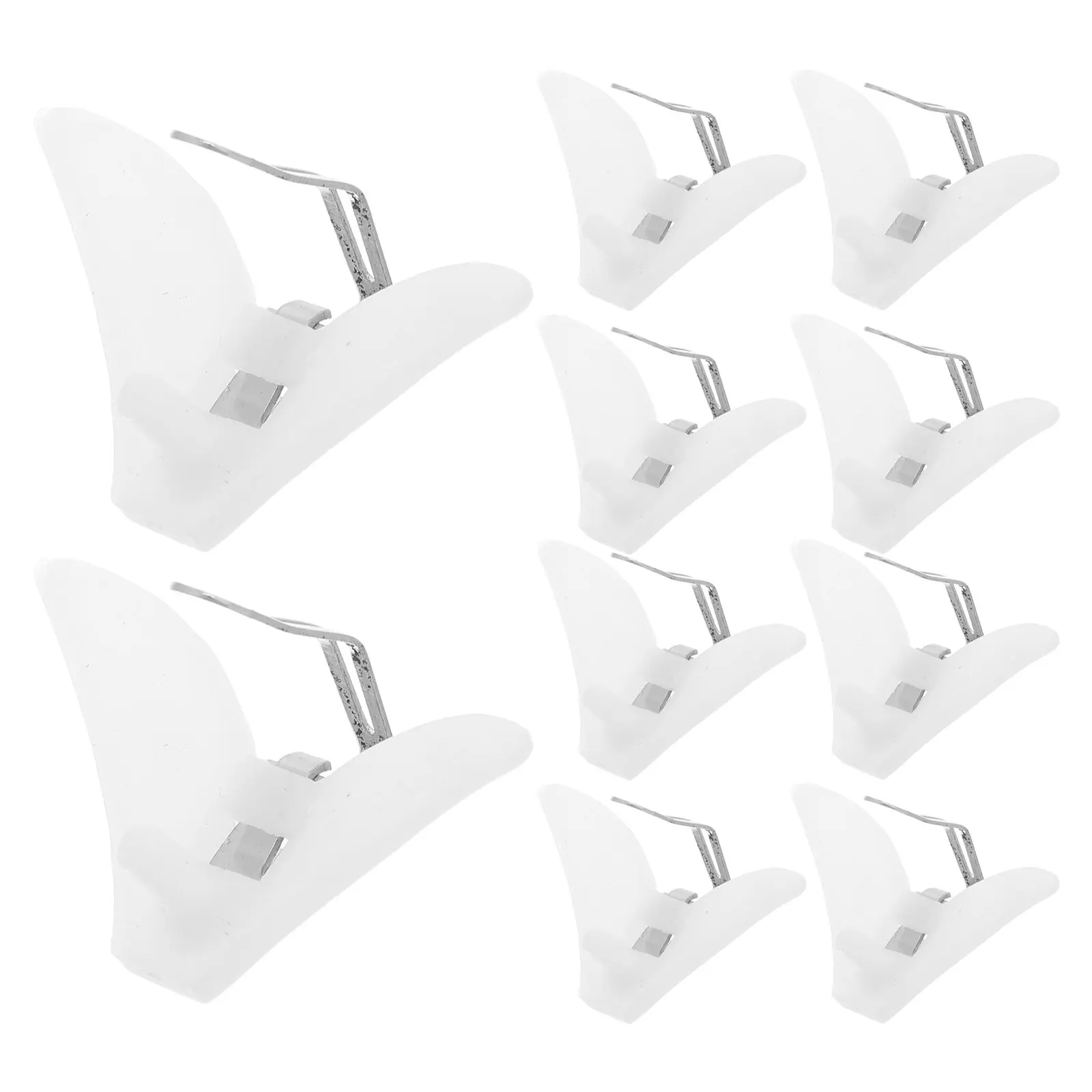 

10Pcs Tie Clips Men Plastic Necktie Clip Minimalist Wedding Suit Accessories Stable Clasp Collar Clip Pin Holder