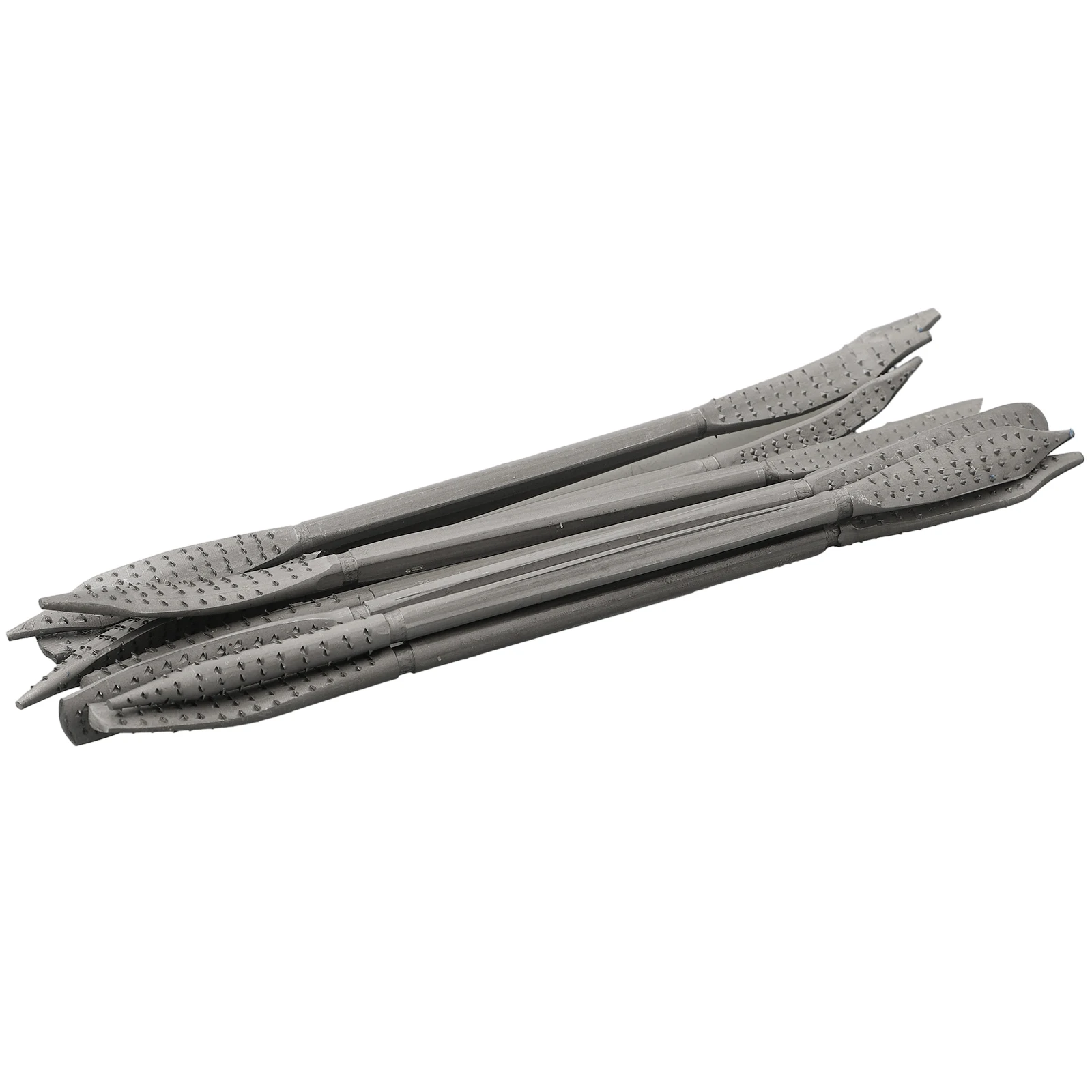 8 Stuks Hout Rasp Riffler Bestand Gereedschapset Gebogen Dubbel Einde Grof Slijpen 190Mm Koolstofstaal Voor Houtbewerking Carving Handgereedschap