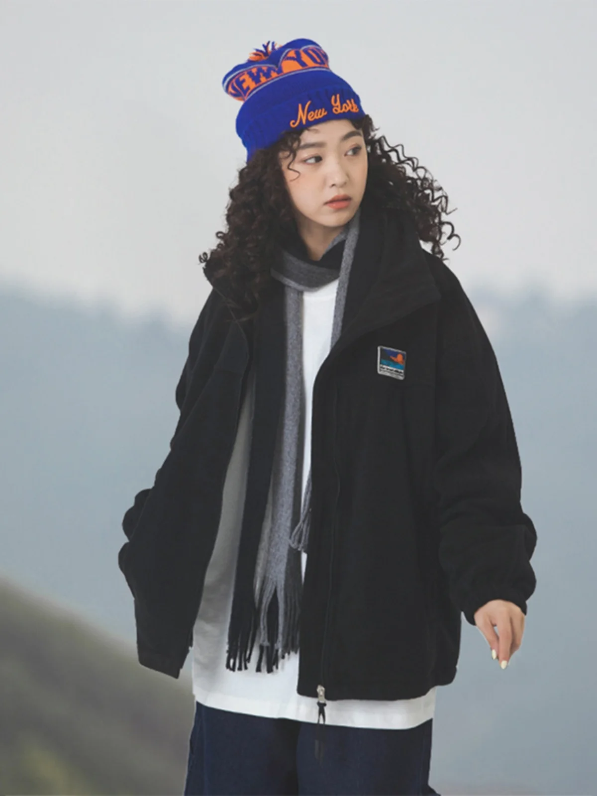 

Весенне-осенняя японская ретро-куртка с воротником-стойкой, свободная повседневная куртка для пар, теплая верхняя одежда