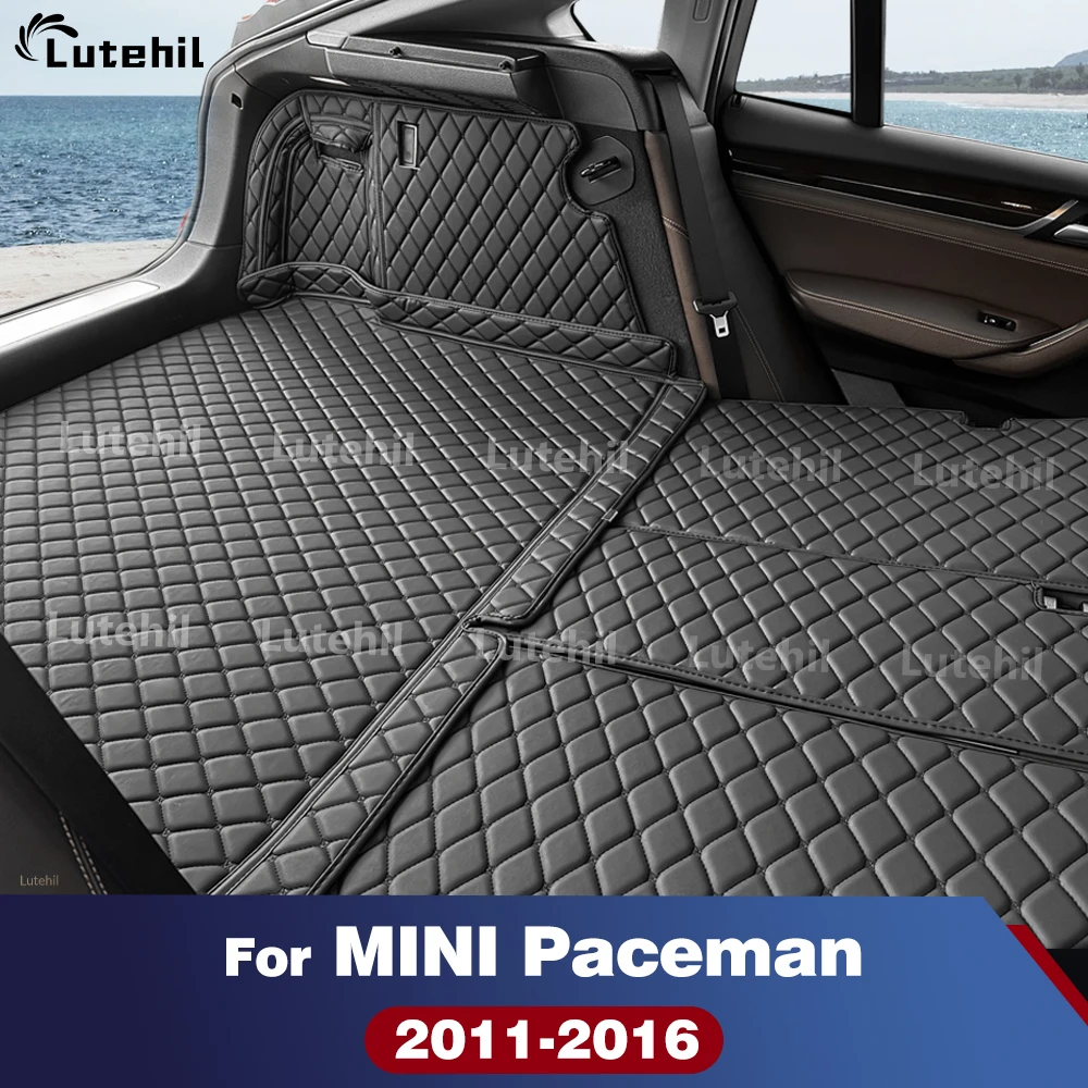 

Для MINI Paceman 2011-2016 полное покрытие всепогодный коврик для багажника грузовой вкладыш с защитой спинки аксессуары для интерьера 15 14