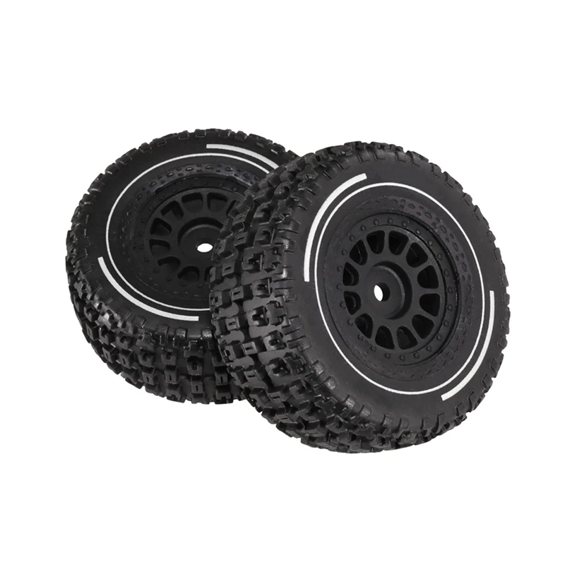ABNM 4 Stück 65 mm Gummireifen 12 mm für 1/14 MJX 14301 14302 14303 RC Auto Upgrade Teile Zubehör