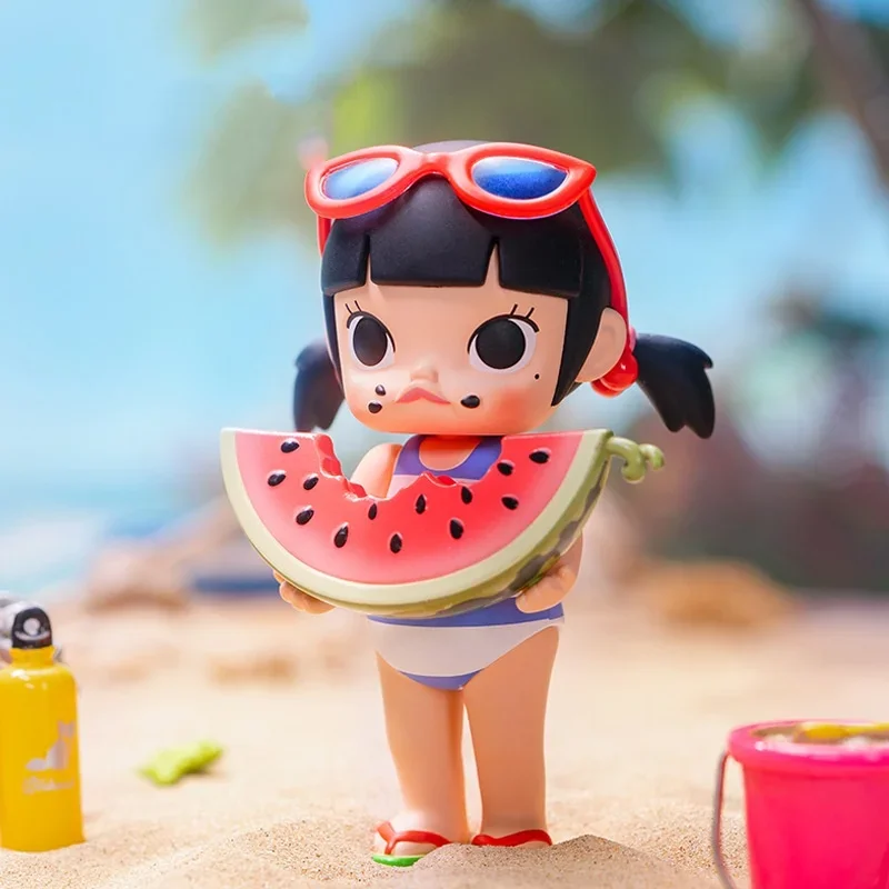 

POP MART MOLLY My Childhood Series, модная слепая коробка, игрушки, загадочная коробка, экшн-фигурка, сюрприз, милая модель, подарок на день рождения