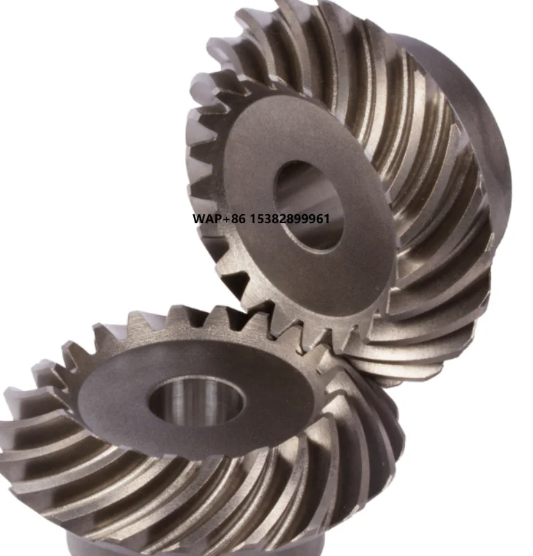 DIN6 Precision Forged Steel Spiral Bevel Gear - Custom Carburized Hardened Crown Wheel & Pinion Set for Reducer & Axle