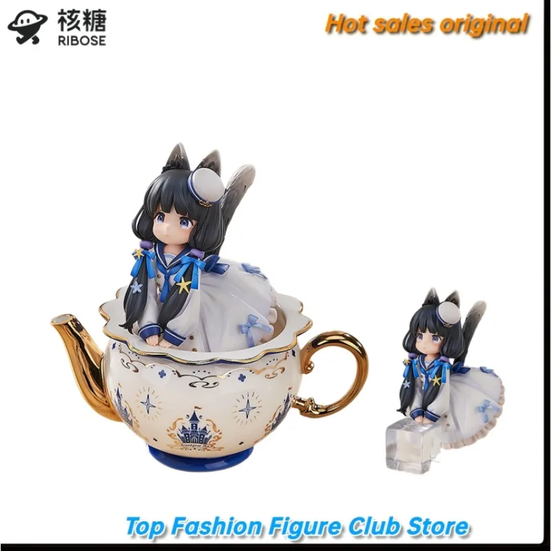 In Stock Original RIBOSE DECORATED LIFE COLLECTION SERIES TEA TIME CATS TEA CANISTER VOI.003 Cute Tea Can Lifestyle Accessories