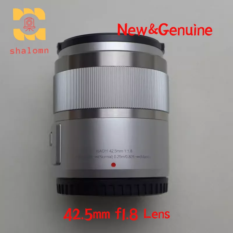 New Original XIAOYI 42.5mm f1.8 Portrait Lens For For Panasonic Olympus GF9 GF6 E-PL9 E-M10 M43 Mount Fixed Focus Lens