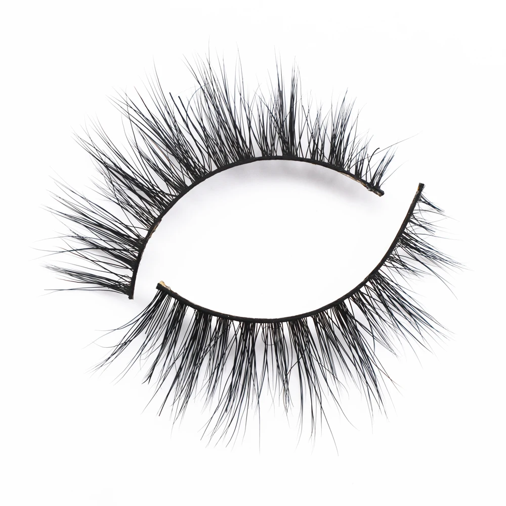 A13 Mink Lashes Natural Short Mink False Eyelash Wispy 3D Mink Eyelashes Cruelty Free Mink Upper Lashes Makeup Lashes Extension