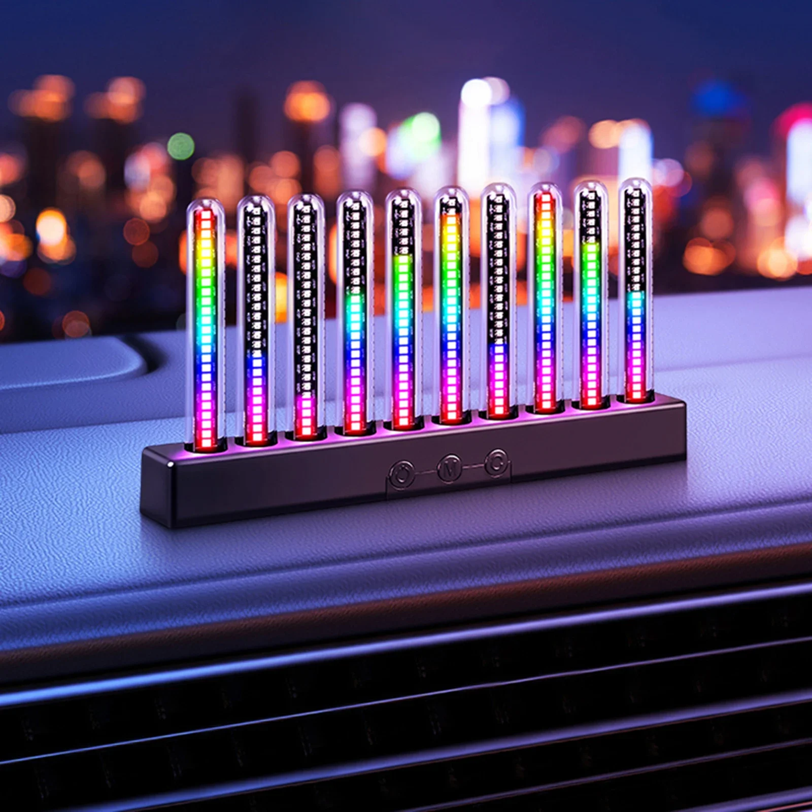 Einstellbares LED-Spektrumlicht mit mehreren RGB-Farben für die Innenausstattung von Autos zur Dekoration und als Innenzubehör. – Detail 11