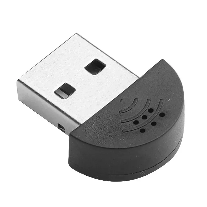محمول سوبر ميني USB 2.0 ميكروفون USB MIC الصوت محول المحمولة استوديو الكلام سائق الحرة لأجهزة الكمبيوتر المحمول/دفتر/الكمبيوتر/MSN/سكايب