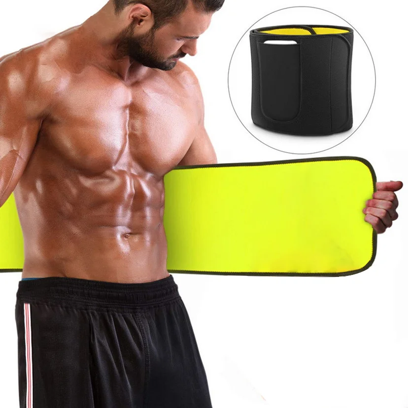 Herren-Taillentrainer-Gürtel Bauchformer Shapewear Sauna-Schweißbänder Bauchstraffende Korsetts Fitness-Gym-Wickel Body Shaper Gürtel