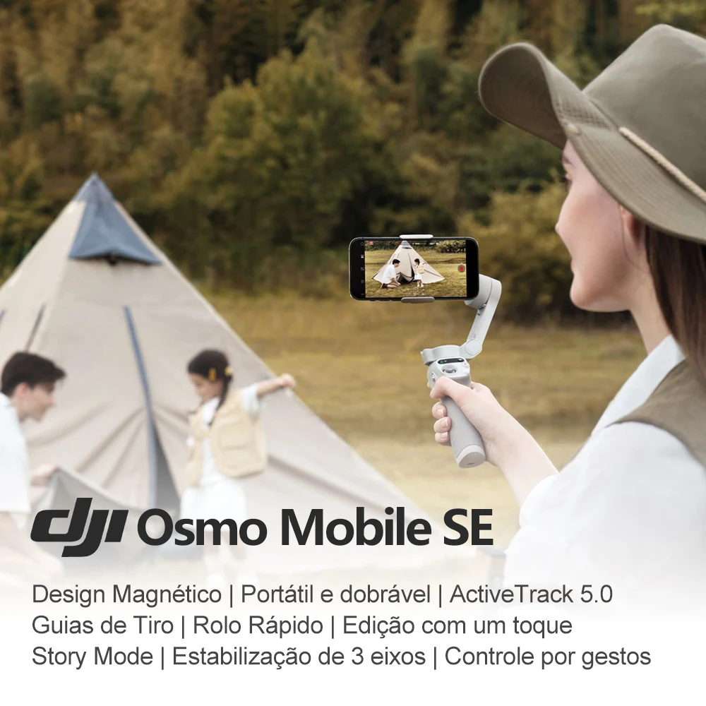 DJI OM 4 SE Osmo Mobile 4 OM4, Bluetooth селфи-Палка для телефона и камеры, штатив для телефона, оригинал Ручной Стабилизатор