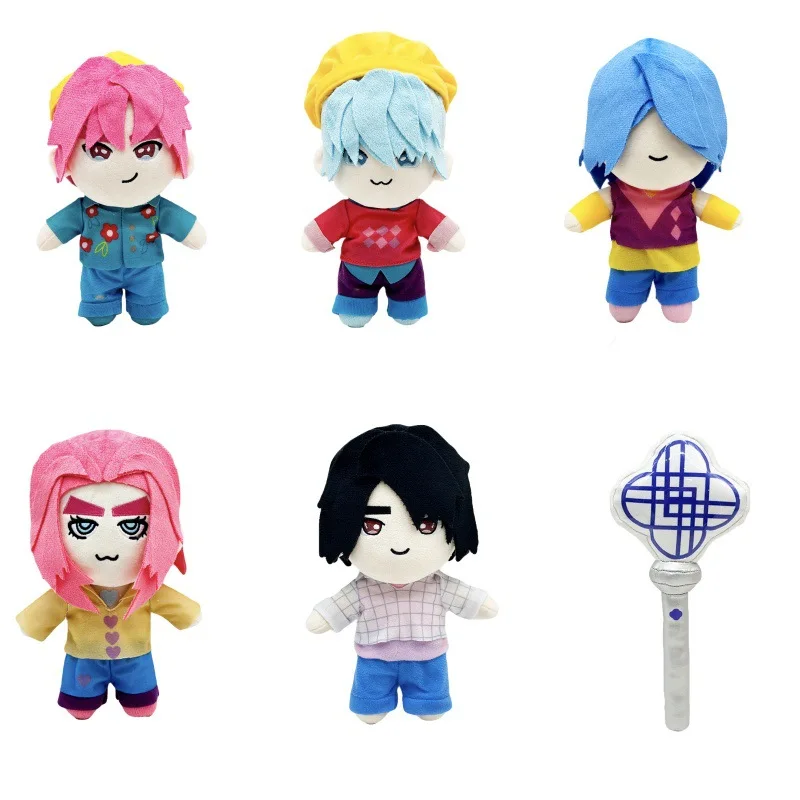 25 cm KPop Demon Hunters Demon Saja Jongens Cosplay Pop Jinu Abby Mystery Pluche Pop Voor Hallowmas Party Gift