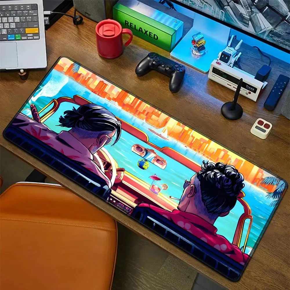PNL QLF Rapper Mouse Pad Rubber Mat Laptop Xxl Mousepad Notebook Gamer Computer Table Gaming Accessories