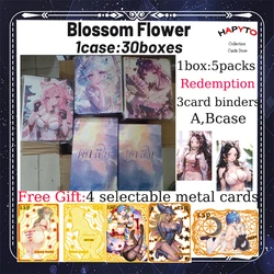 Newest Blossom Flower A5 Size Collectible Card Hobby Anime Waifu Card CCG EP SSP Rare Collectible Card Toy Gifts