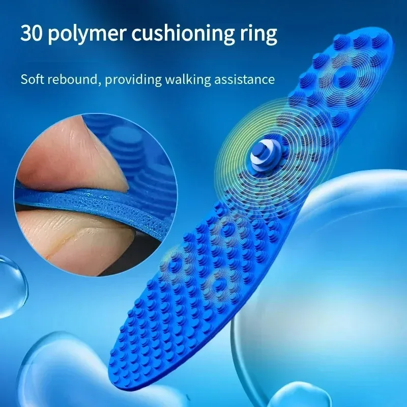 Fingerdruck-Massage-Einlegesohle zur Linderung von Fußermüdung, Schuheinlagen für Männer und Frauen, Weiche Einlegesohlen für Sport- und Freizeitschuhe, 1 Paar – Detail 1