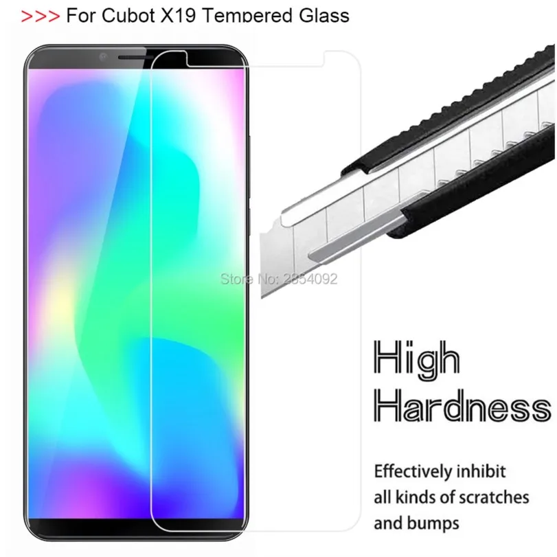 2.5D для Cubot X19S закаленное стекло защитная пленка 9H Защитная пленка для экрана Cubot X19S Защитный экран