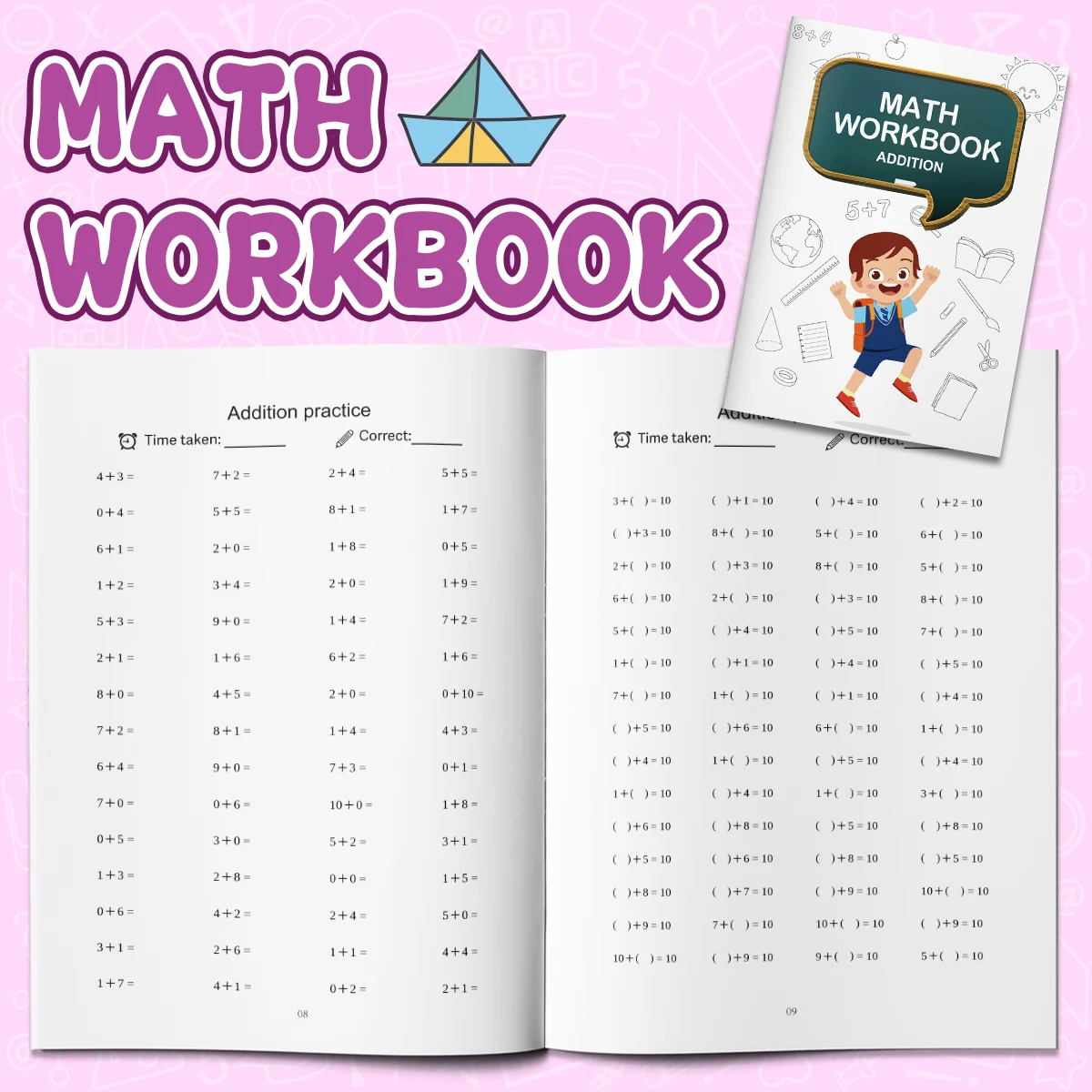 1pc Enhancing Children's Calculation Skills Through Mental Math Exercises