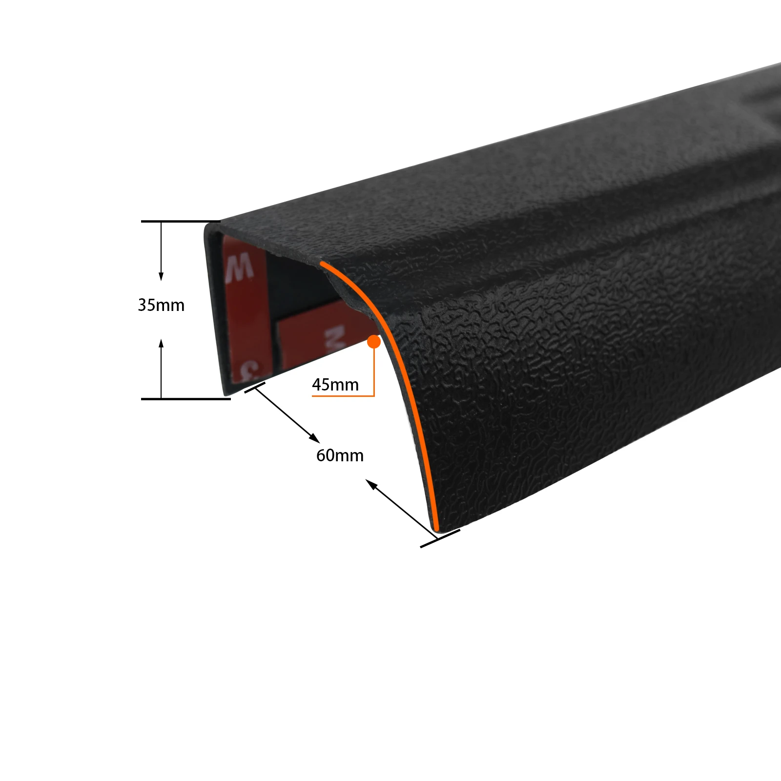 Heckklappen-LKW-Verkleidung für Ford Ranger Wildtrak 2012 2013 2014 2015 2016 2017 2018 2019 2020 2021 2022 Ladebett schienen schutz – Detail 3