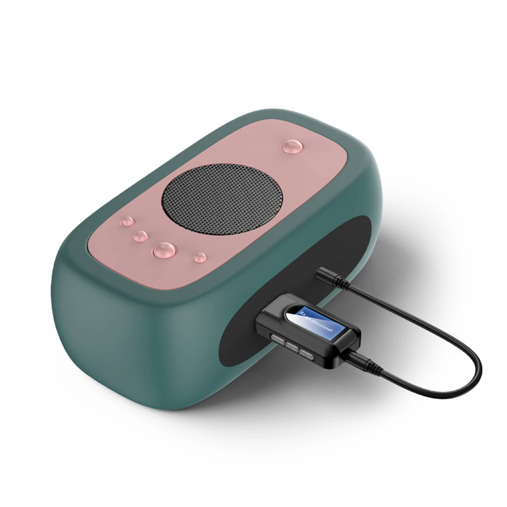 جهاز إرسال استقبال الصوت 5.0 متوافق مع البلوتوث مع شاشة LCD 3.5 ملم 3.5 AUX ستيريو USB محول القابس لسماعة تلفزيون الكمبيوتر للسيارة