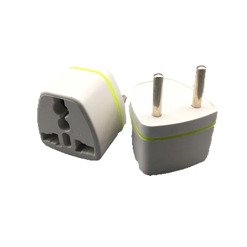 EU 2-pin to universal power plug socket to US UK AU NZ plug converter plug portable charging head for travel D2