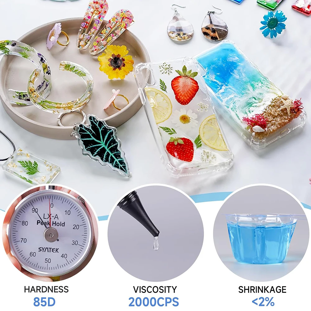 Klej żywiczny UV 25g Przezroczysty twardy klej Szybkoschnący epoksyd utwardzany słonecznie Wysoka twardość do biżuterii DIY Dekoracja rzemiosła szklanego i metalowego — zdjęcie 5