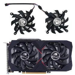 Nuevo ventilador de refrigeración de 85MM de repuesto para Color GeForce RTX 2070 2060 2060S SUPER 1660 Ti 1660S 1650S 1650 ventilador de tarjeta gráfica