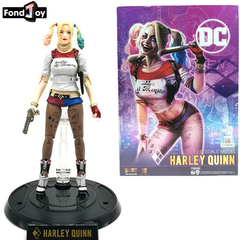 Auf Lager Fondjoy Figuren Batman Joker Wunder Frau Harley Quinn Cyborg Superman DC Comics Anime Figur Action Modell Spielzeug