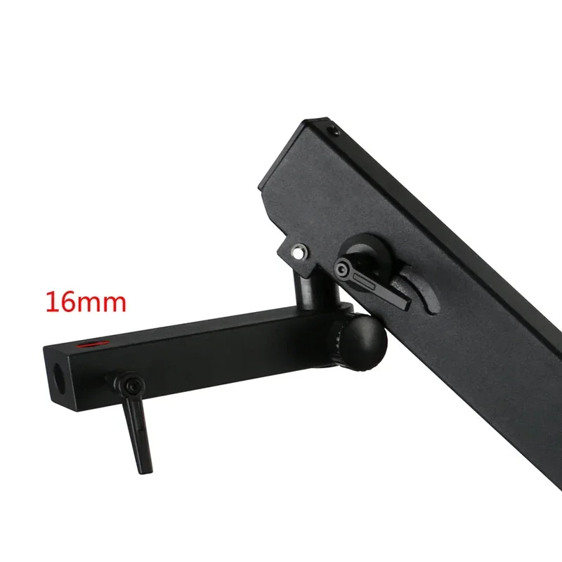 76mm/50mm Adjustable Microscope Focusing Articulated Arm Stand Zoom Trinocular/Binocular Stereo Microscopio Tripod Bracket