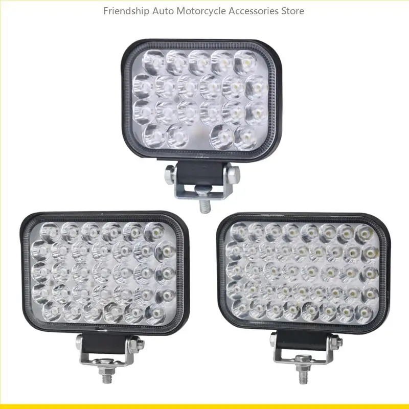 

SZCH Motorcycle Front Lamp 21/33/43 Beads 12V-100V Universal Headlight Replacement