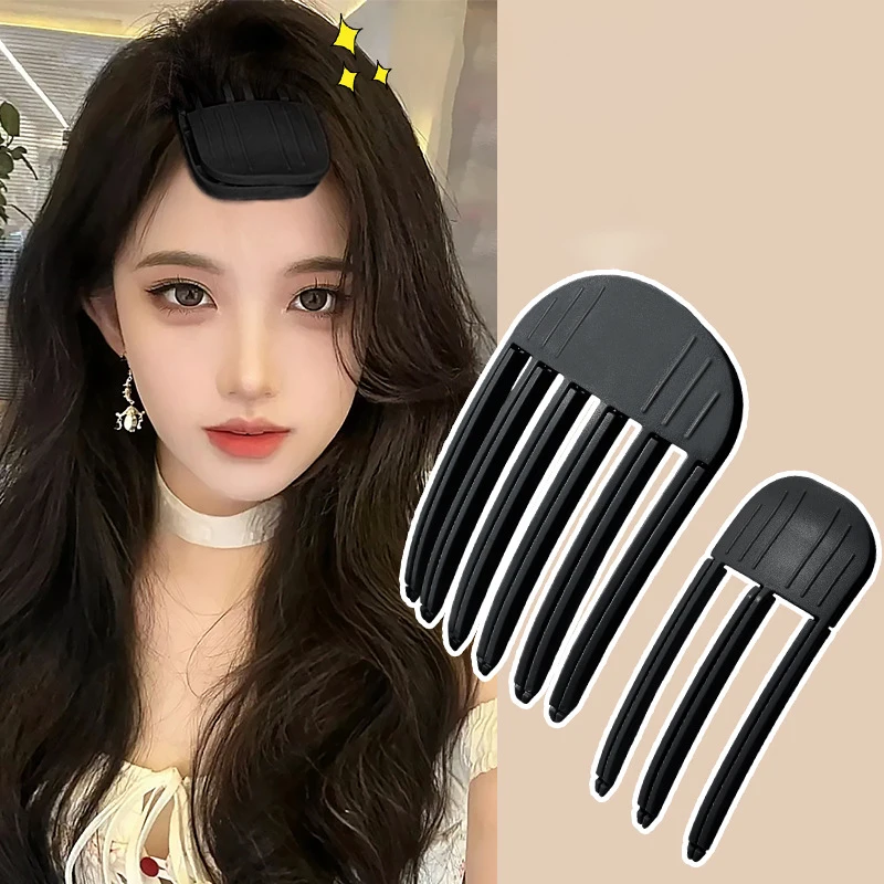 

6PCS Fluffy Hairpin Curling Bangs Clips Hair Roots Volumizing Hair Clips Women Curling Fixed Shape Clips Volume Hair Roller