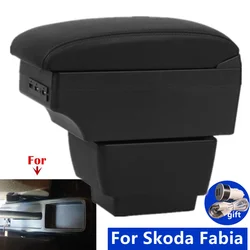 For Skoda Fabia Armrest For Skoda Fabia 3 III 2015-2024 Car Armrest box Dedicated Retrofit Interior Storage box Car Accessories