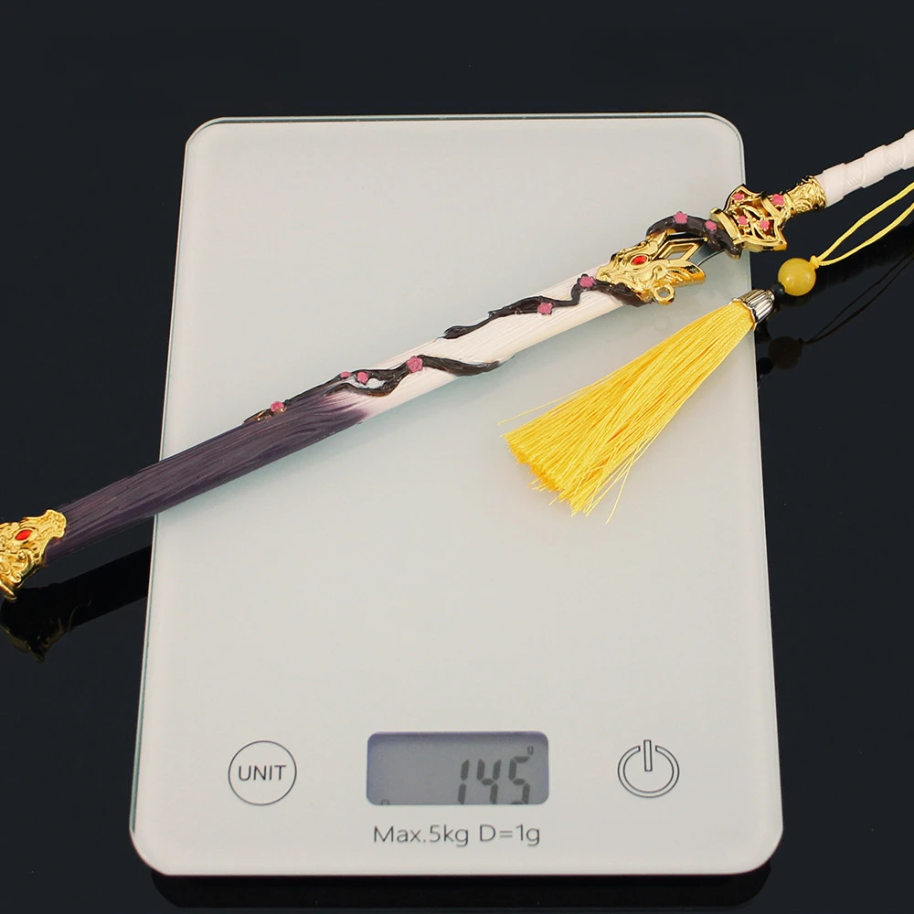 30CM Naraka Bladepoint Cold Fragrance Sword Game Peripherals Full Metal Craft Weapon Model Collectible Desk Ornaments Boy Toy