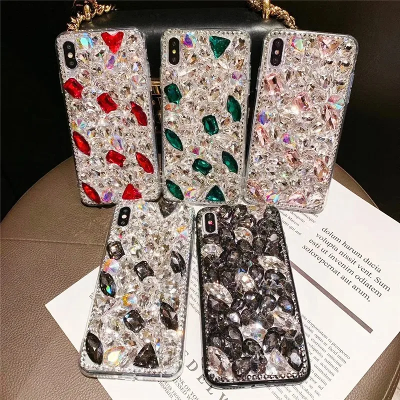 

Sparkling Crystal TPU Sublimation Phone Cases, Luxury Phone Cases for Samsung Galaxy S24 S20 Plus S21 FE S22 23 Ultra Note 20