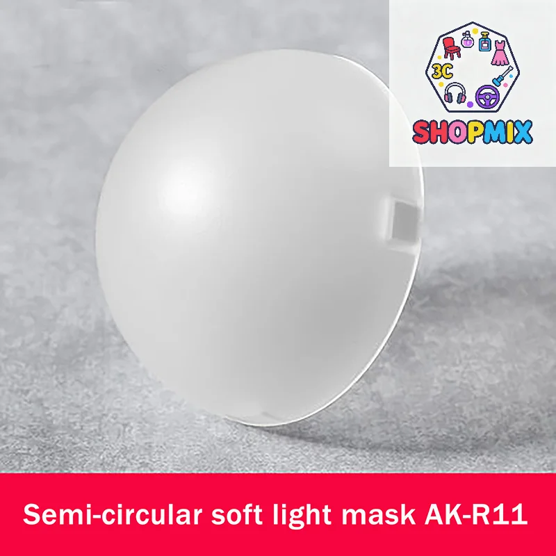 1Pc AK-R11 Magnetic Dome Diffuser Replacement For V1 Round-Head Flash/for AD200/AD200Pro/for Flash Series V1/S-R2 Spare Part
