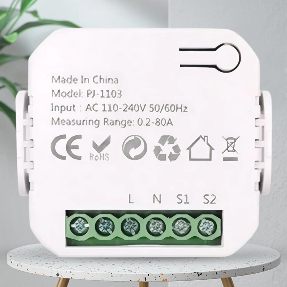 مقياس الطاقة الرقمي WiFi مع مستشعر CT المشبك، عداد المراقبة ثنائي الاتجاه للطاقة الشمسية الكهروضوئية لمراقبة الطاقة الاستهلاكية المنتجة بالطاقة الشمسية