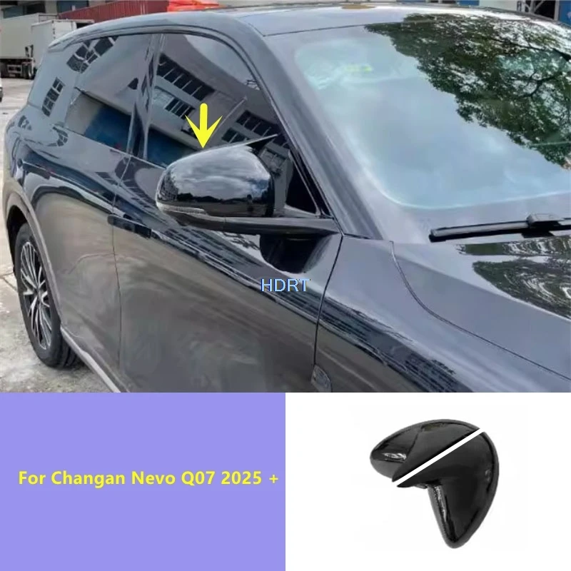 Car Style Rear View Mirror Anti Scratch Cover Reverse Mirror Shell For Changan Nevo Q07 2025 + Protector Decoration Accessories