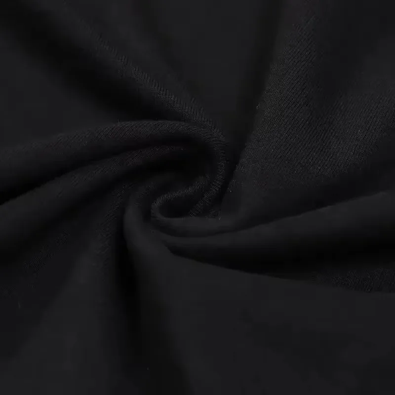 تي شيرت نسائي بقصة ضيقة Harajuku باللونين الأبيض والأسود غير رسمي بأكمام قصيرة ملابس نسائية على شكل زهرة الحبر تي شيرت نسائي علوي