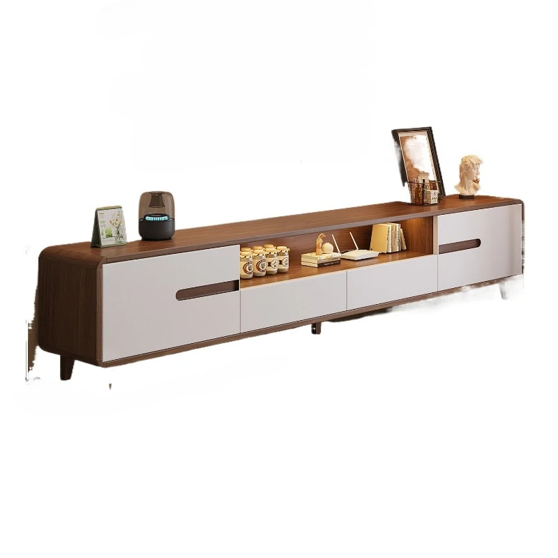 High Quality Tv Cabinet Rtv Library Designer Walnut Living Room Tv Cabinet Bracket Mueble Tv Flotante Comfortable Furniture
