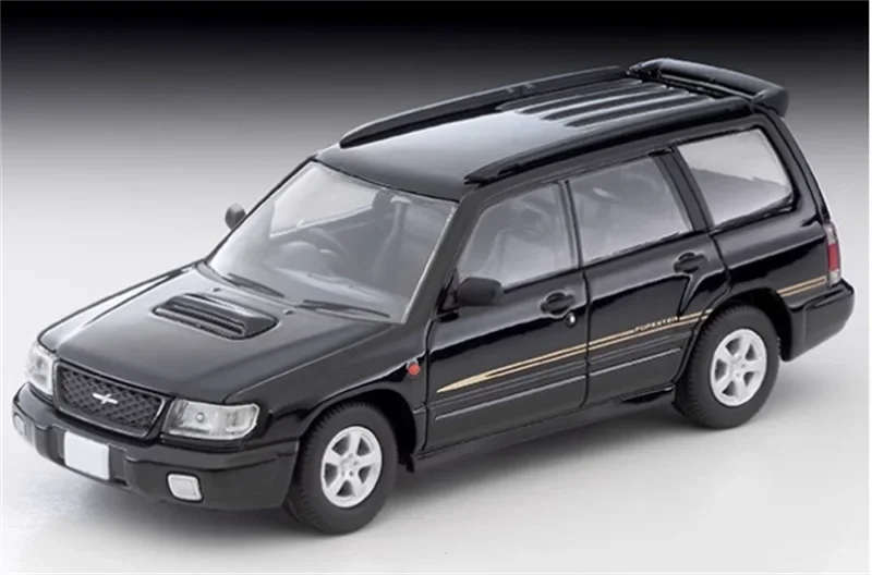 TLV 1:64 Forester Black Diecast Model Car