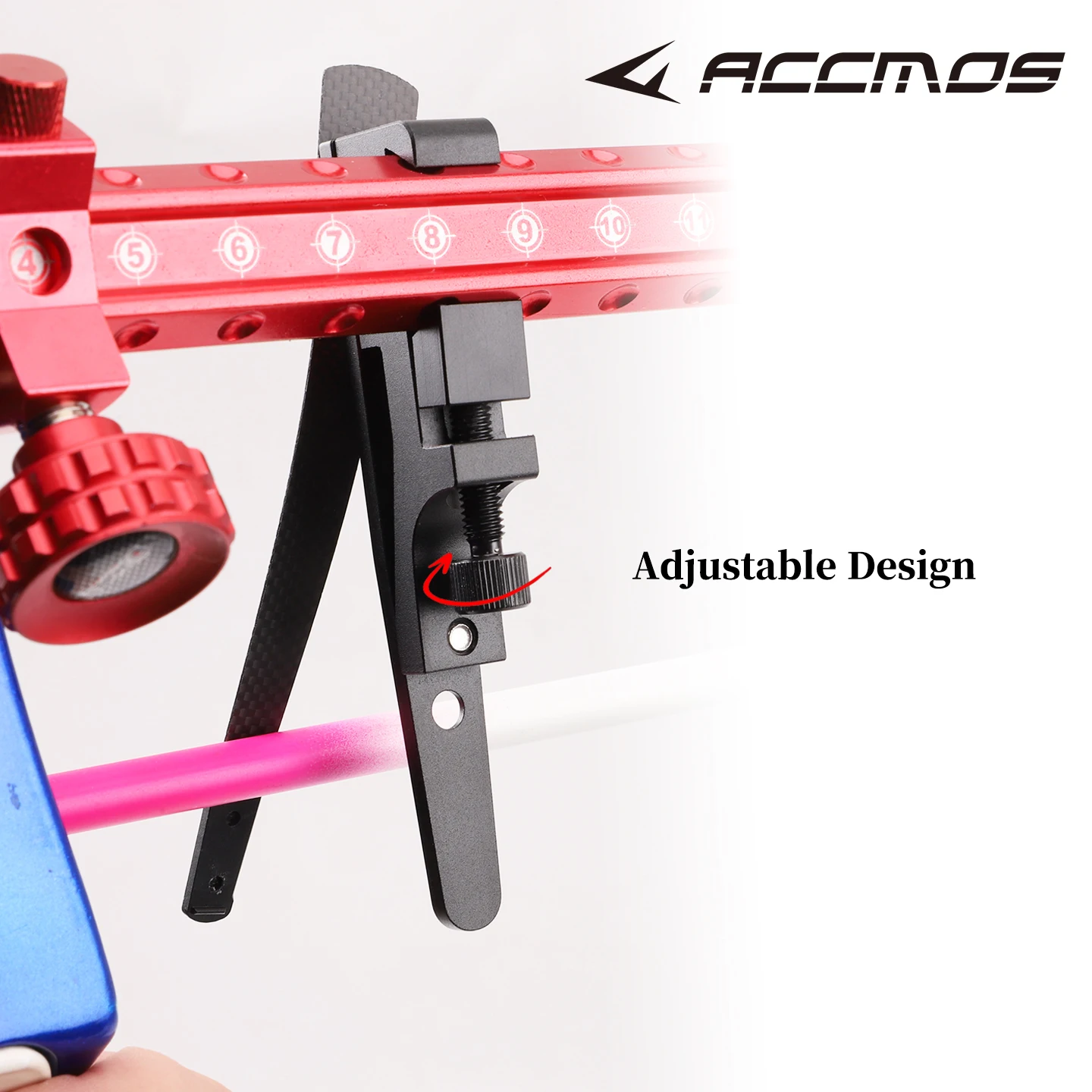 قوس الرماية البصر جبل الفرس موسع سبائك الألومنيوم الفرس قاعدة حامل لقوس منحني مشاهد القوس والسهم اطلاق النار