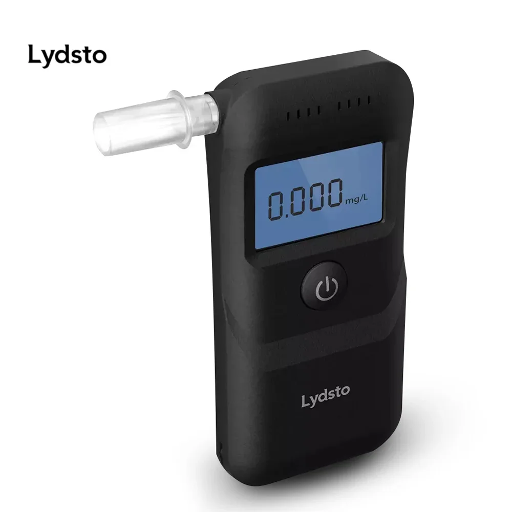 NewYoupin Lydsto جهاز اختبار شرب الكحوليات الرقمية المهنية كاشف الكحول الكحول الشرطة Alcotester شاشة الكريستال السائل دروبشيب
