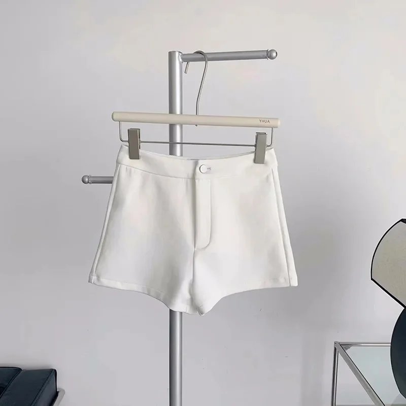 Korean Summer Suit Shorts Women Fashion Casual High Waisted Black Shorts Commuter Chic Breathable Harajuku Lady Shorts