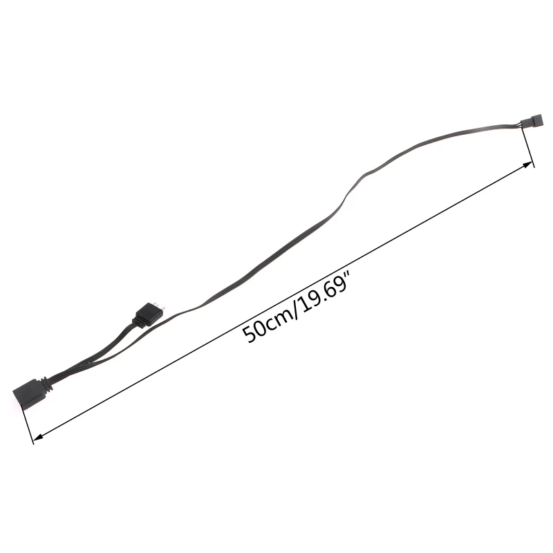 3-Pin ARGB Splitter สำหรับ ASUS Aura SYNC MSI Mystic Light Sync เมนบอร์ด5V 3-Pin argb หัวสาย