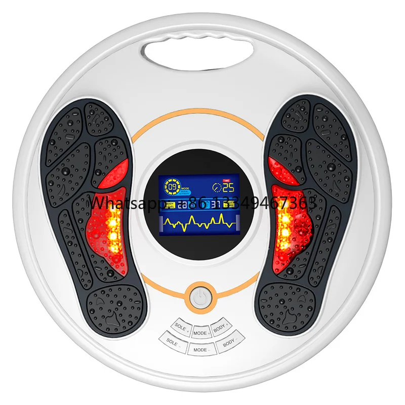 TENS EMS Electric Foot Massager Machine Remote Controlled Leg Fitness Enhancer With Blood Circulation Improvement Features