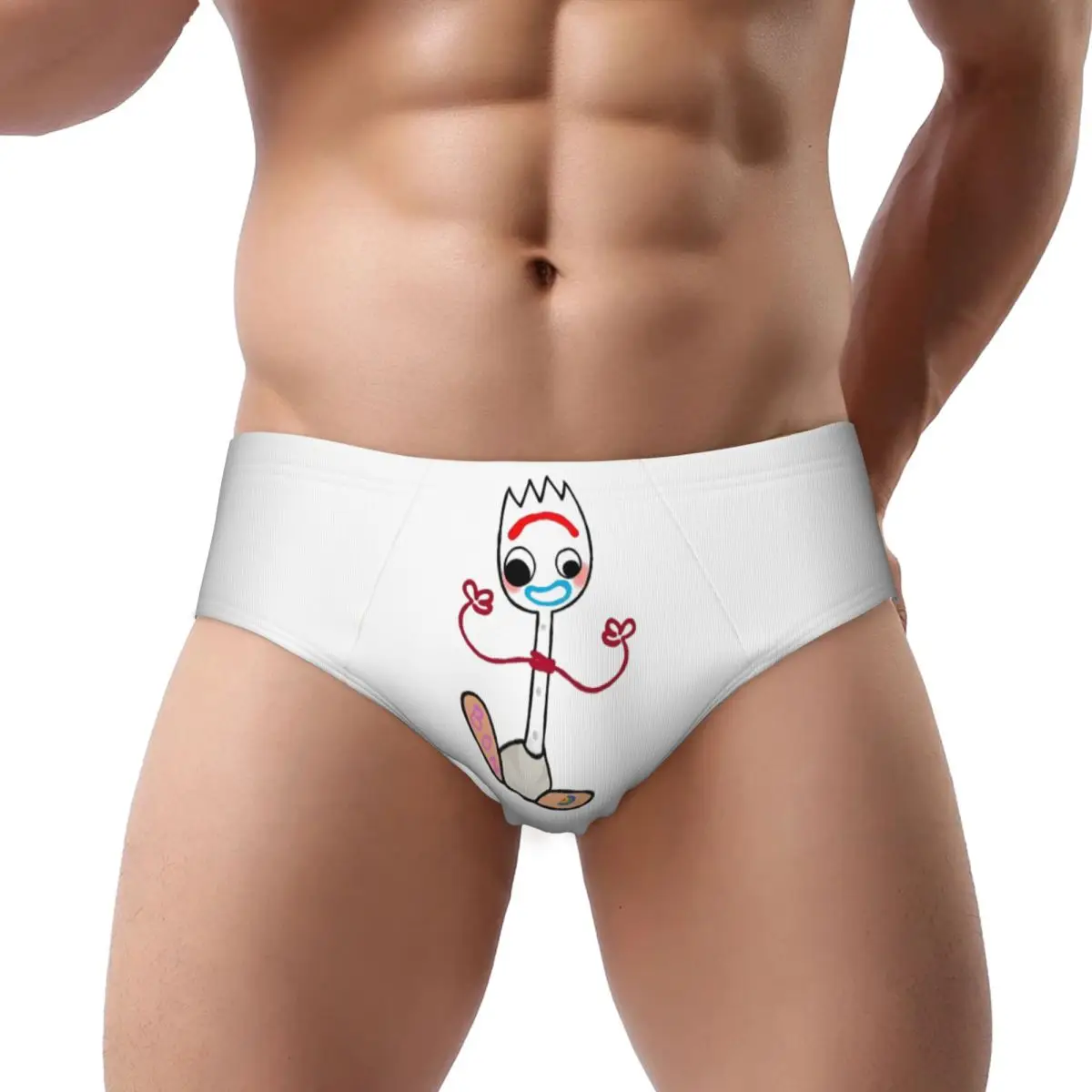 

Мужское милое длинное нижнее белье Forky Toy Story, шорты-боксеры с юмором, мягкие трусы Homme