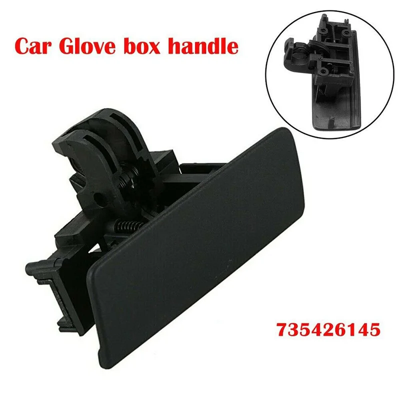 Car Front Glove Box Front Lid Handle Catch RHD For Fiat Grande Punto 2005 2006 2007 2008 2009 735426145 Plastic Accessories