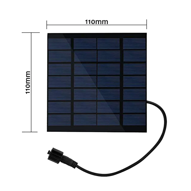 Bomba submersível hidroponia solar com 7 bicos, filtro de bomba de água, adereços decorativos portáteis