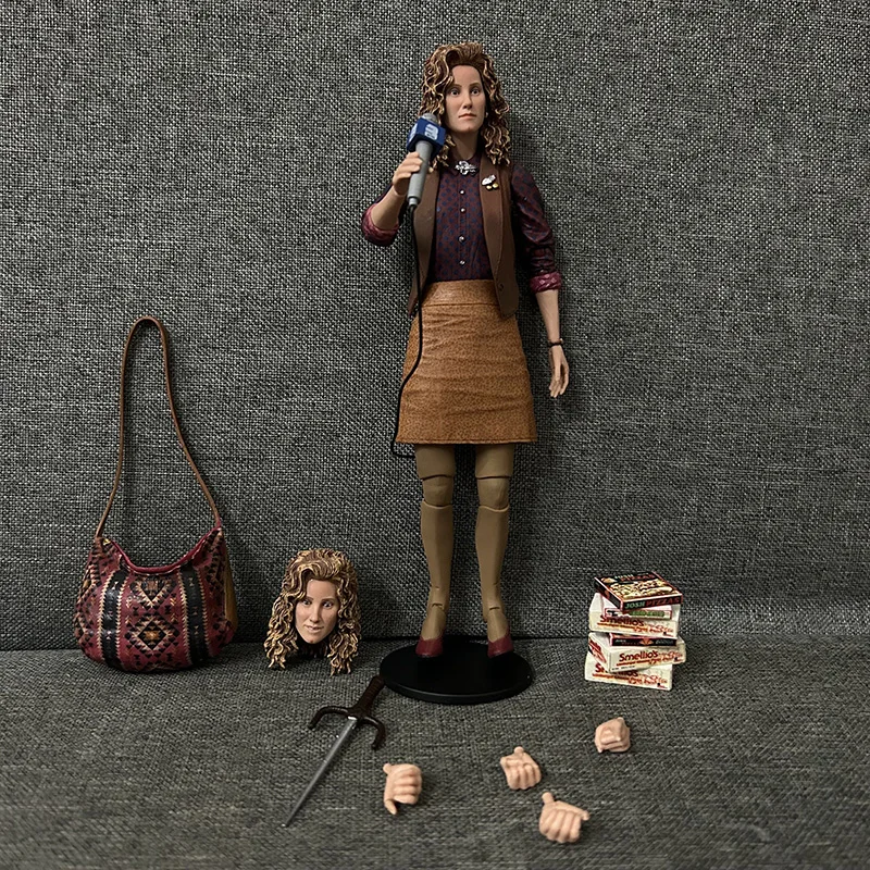 NECA Turtles Reporter April O'Neil Turtle Actionfigur Klassischer Film 1990er Jahre Leonardo Michelangelo Donatello Figuren Spielzeug – Detail 5