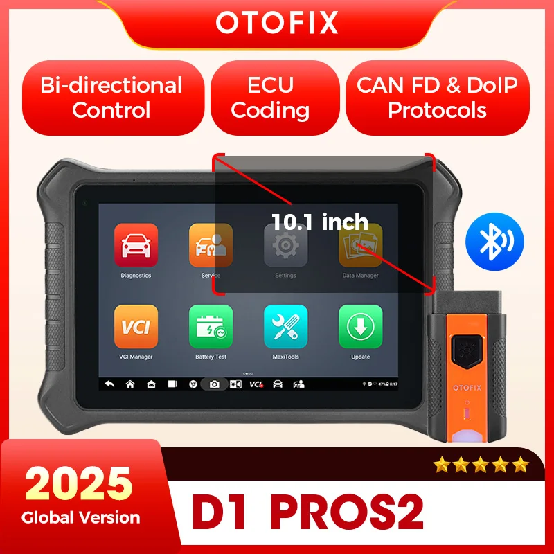 OTOFIX D1 PROS2 ECU Coding Bi-Directional Control Diagnostic Tools Diagnostic Scanner CANFD DoIP 2 Years Update Guided Functions
