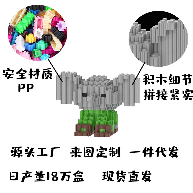 Italiaanse Brainrot Blokken Grappige Dieren Figuren Diamant 3D Model Micro Bouwstenen voor Volwassenen Kinderen Mini Bakstenen Mini Geschenken